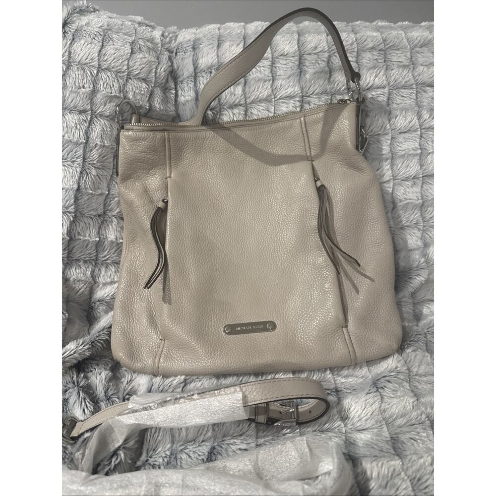 Authentic Michael Kors CORINNE Leather Shoulder Hand Bag Hobo Crossbody Purse